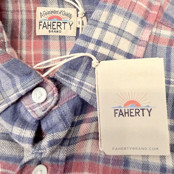 Faherty flannel shirt the movement flannel (retail $148) - Picture 3 of 4